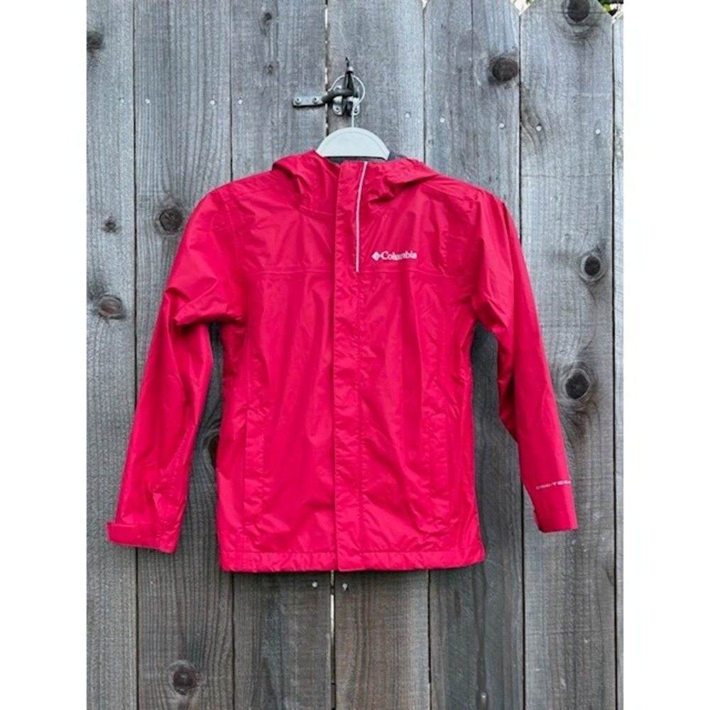 Columbia Sportswear Omni-Tech Waterproof Hooded Rain Jacket Women's Size S